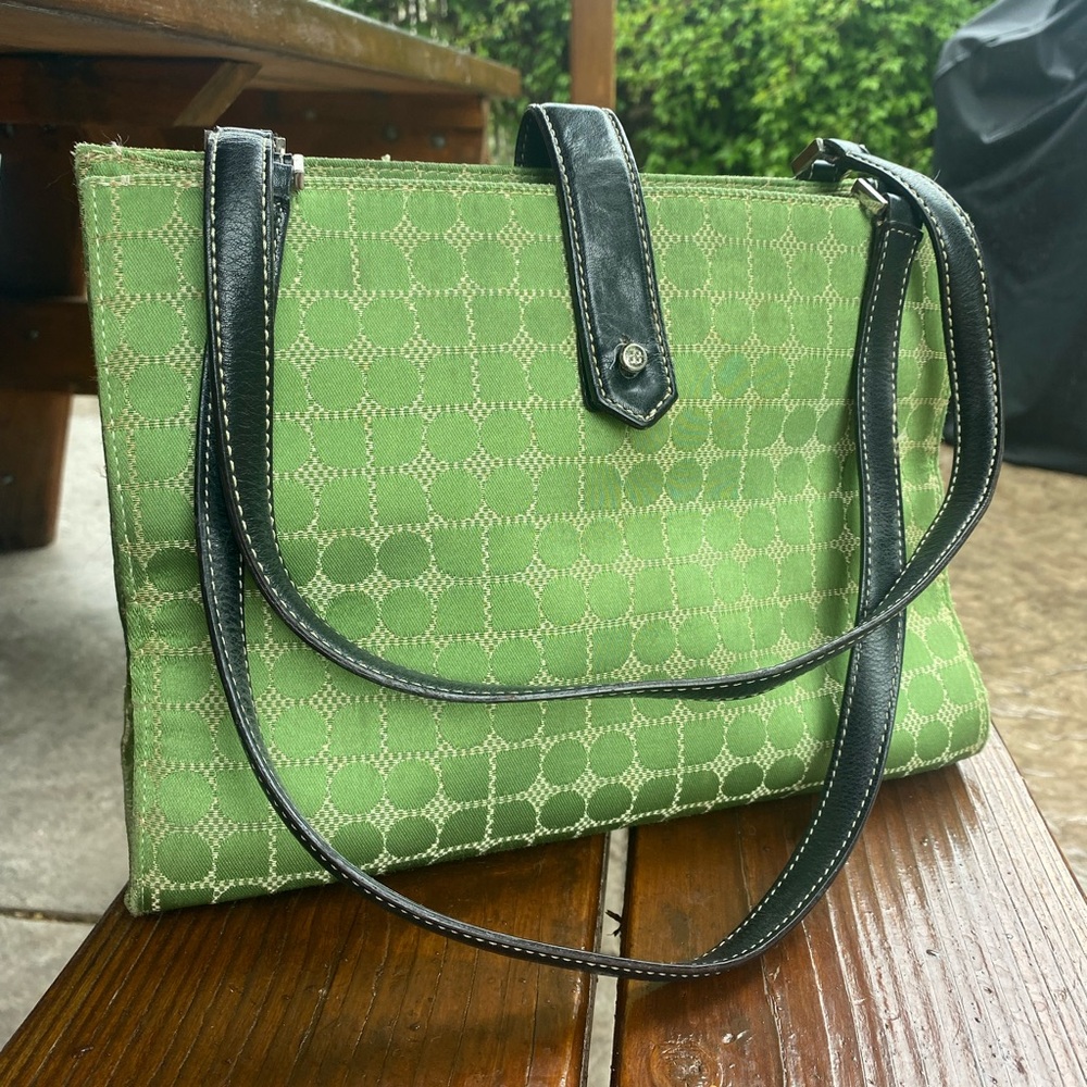 kate spade Dot Noel Shoulder Bag with Black Trim